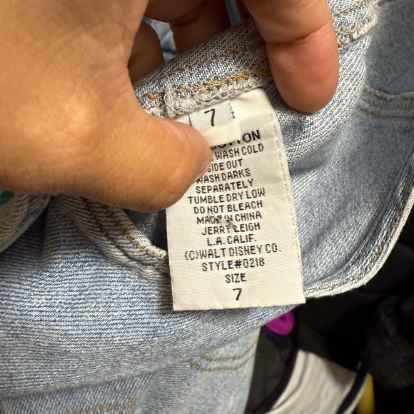 Disney vintage overalls size 7T unisex VGUC - Picture 9 of 9